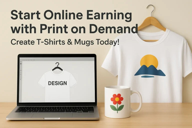 Print on Demand: Create T-Shirts & Mugs for...